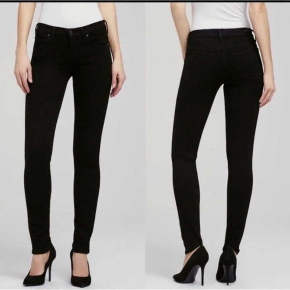 Citizens‎ of Humanity Avedon Skinny Jeans Womens 26 Black Y2K Stretch Chic Denim